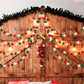 2PCS Christmas Pom Pom Garland Hanging Ball For Christmas Tree Party Decor
