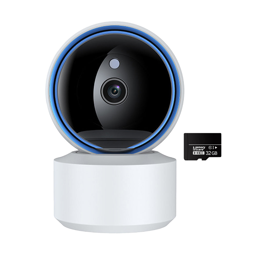 Color Night Vision Camera with 32GB Card Wired 1080P Smart Home Security Camera