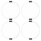 4Pcs Shirt Tuck Band Women Elastic Belts Tucking Shirts Sweater Cropping Belt