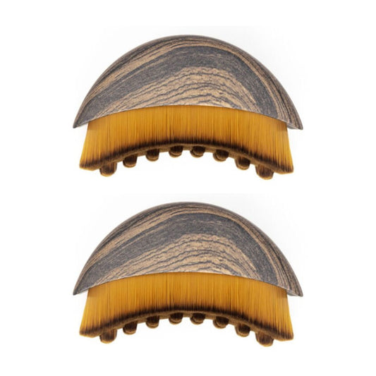 2Pcs Contour Face Brush Skin Massage Care Tool