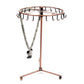 Jewelry Rotating Ring Necklace Display Rack with 23 Hooks