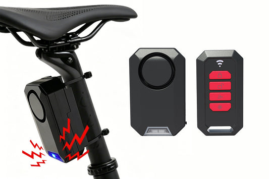 Bicycle Anti Theft Alarm 135dB Waterproof Remote Control Bike Alarm
