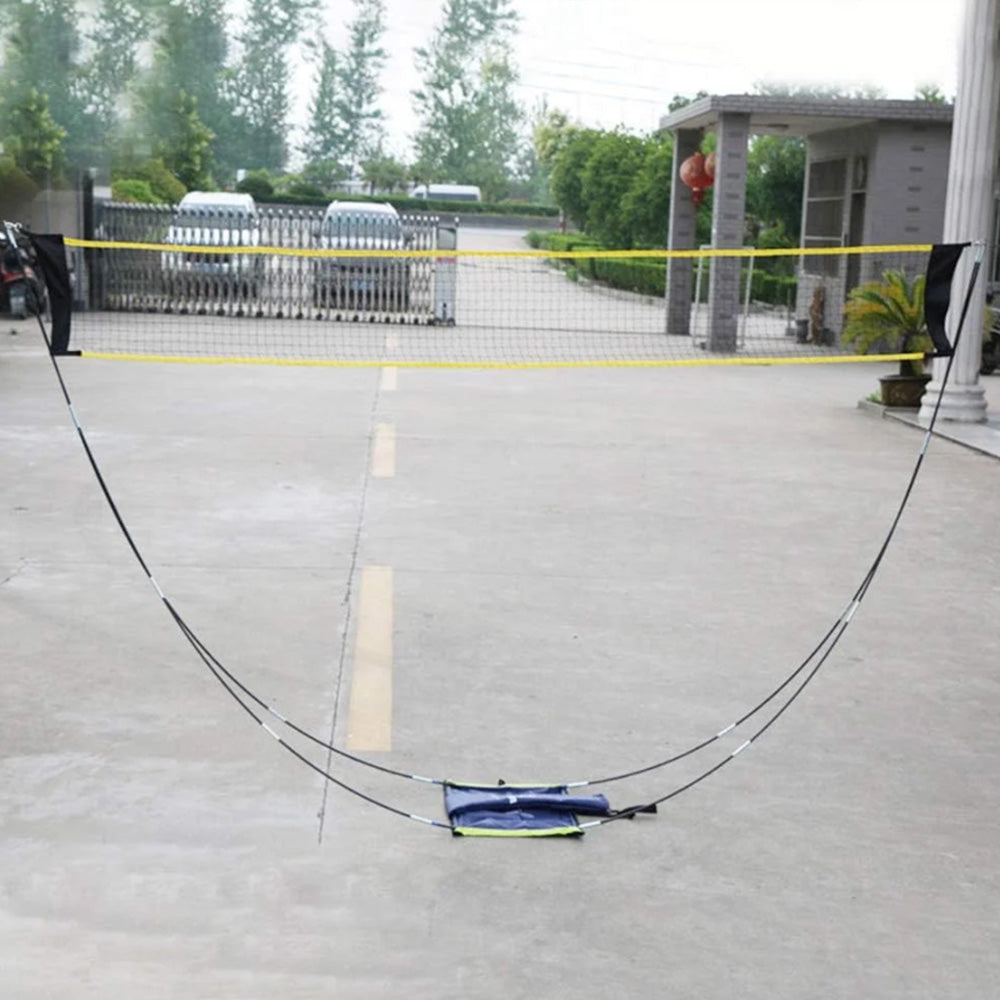 Portable Foldable Easy-Setup Badminton Net Set