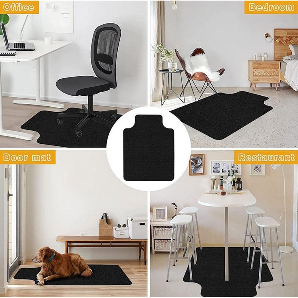 Office Chair Mat for Carpet Anti-Slip Rolling Chair Mat for Hardwood Floor