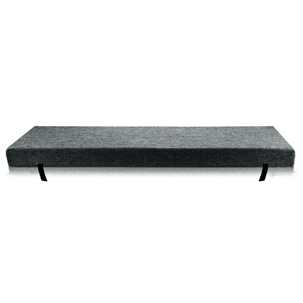 Long Bench Cushion with Ties for Dining Window Bench