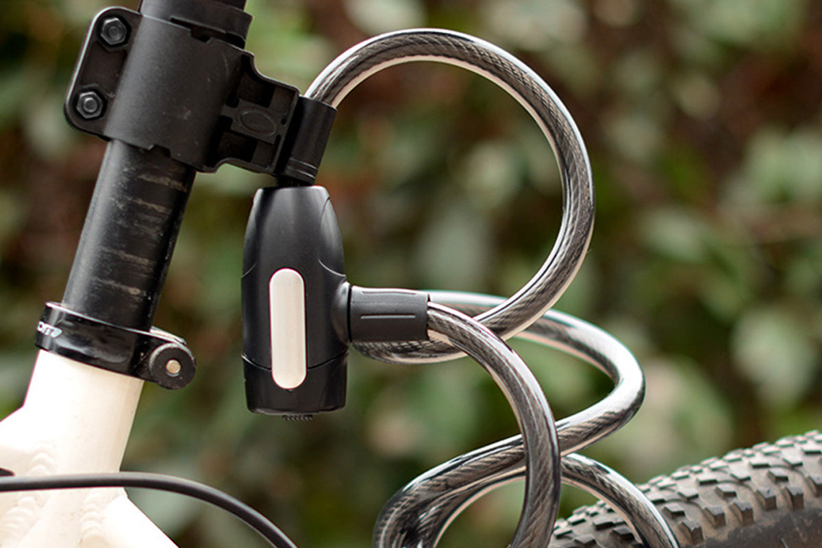 4FT Combination Bike Lock Heavy Duty Anti-Theft Cable Lock for Bicycles