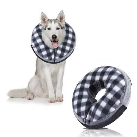 Pet Inflatable Recovery Collar Protective Adjustable for Dogs and Cats