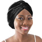 100% Silk Bonnet Sleep Cap for Women Hair Care Adjustable Knotted Turban Hat