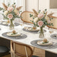 6Pcs Faux Leather Placemats Waterproof Heat Resistant Washable Table Mats for Dining Table