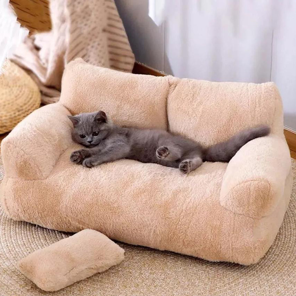 Pet Plush Couch Bed