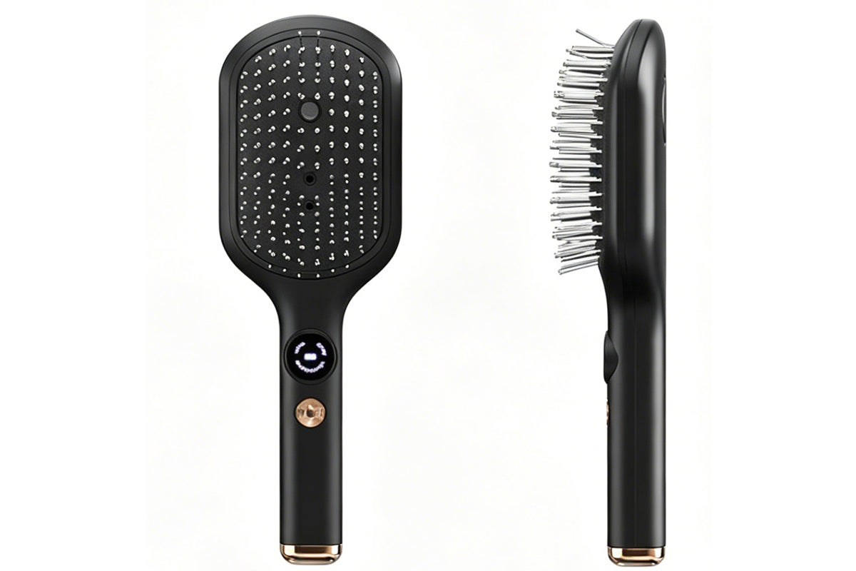 Electric Scalp Massage Comb Spray Vibrating Hair Brush Hair Care Massager