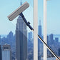 2in1 Home Window Squeegee and Cleaning Tool for Outdoor Glass Mirrors and Screens