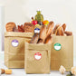 7 Rolls 3500 Round Day Dot Food Storage Labels for Catering