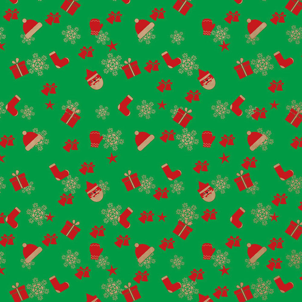 10Pcs Christmas Wrapping Paper Christmas Present Wrap Rolls Cute Traditional Xmas Wrap Paper