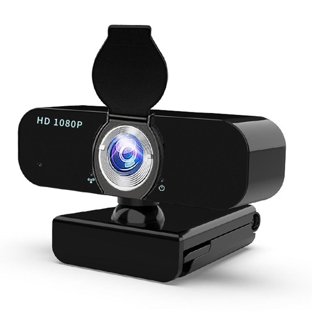 Full HD 1080P Plug and Play USB Webcam with Built-in Mic