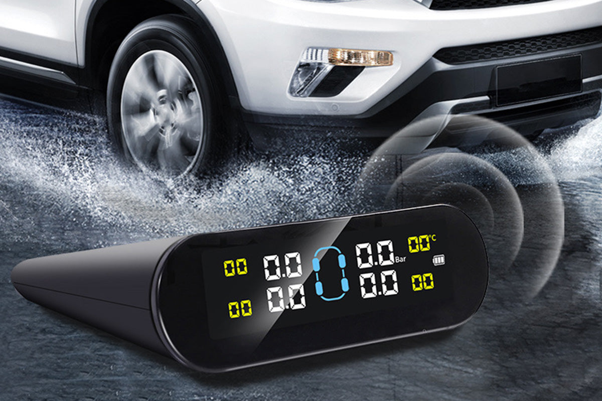 Solar Powered Wireless Tire Pressure Monitoring System