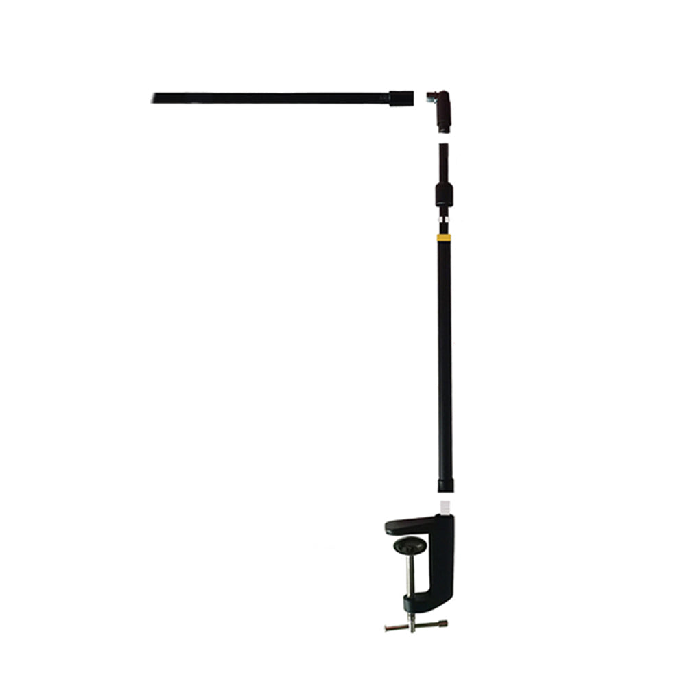 Metal Adjustable Plant Hanger Rail Pole with Clamp