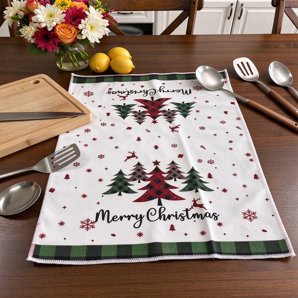 Microfibre Kitchen Tea Towels Dish Glass Cloths Towel