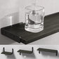 3Pcs Wall Mounted Wood Floating Shelf Storage Display for Bedroom Decor