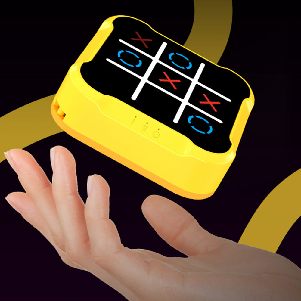 Electronic Tic-Tac Toe Game Handheld Puzzle Game Console