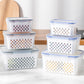 3Pack Fridge Food Storage Container Sets with Lids and Strainer
