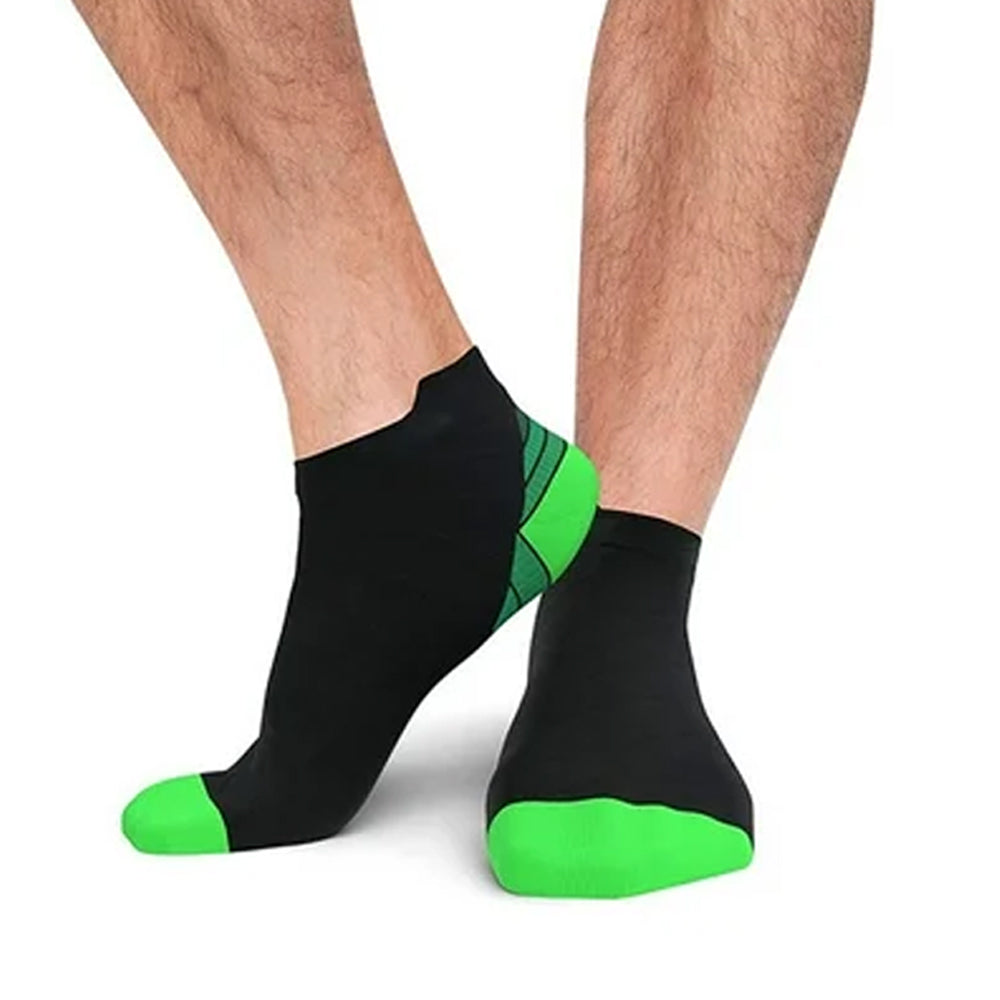 3Pcs Plantar Fasciitis Compression Socks Foot Sleeve Ankle Support Brace Achy-Orange+White+Green