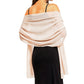 Chiffon Evening Dress Shawl for Weddings Parties 70x170cm