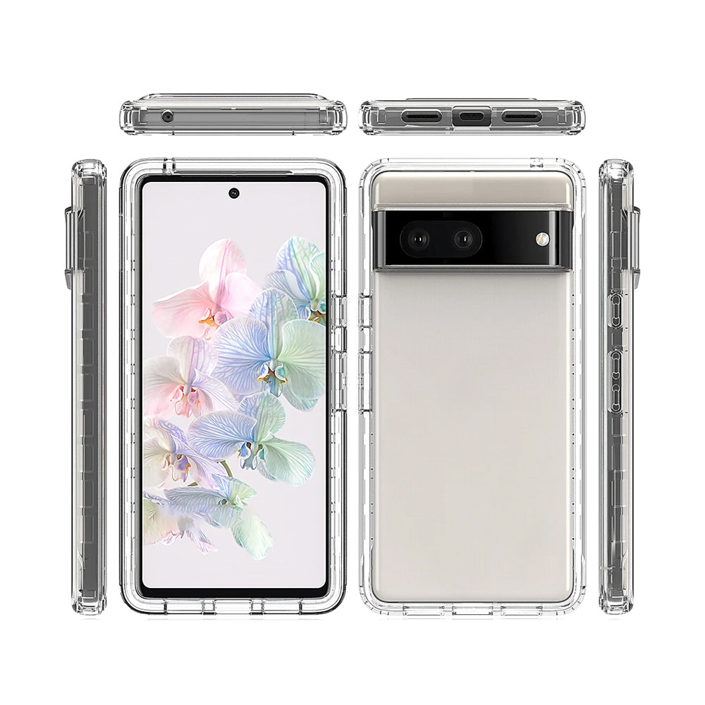 For Google Pixel 7 Pro Shockproof Transparent Phone Case