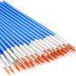 200 Pcs Acrylic Paint Brush Set Nylon Hair Brushes for Classroom Crafts Oil Watercolour Canvases