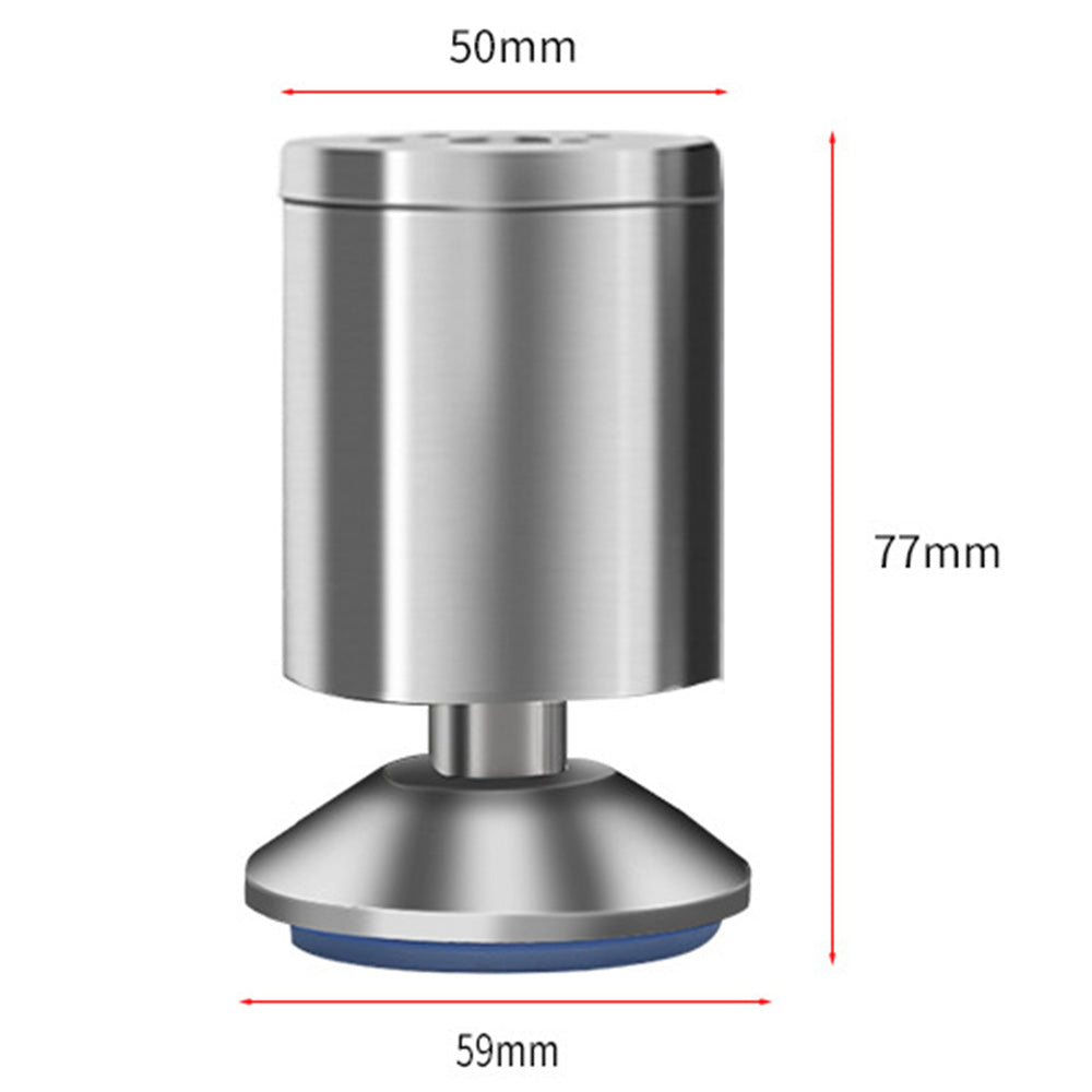 4 PCS Metal Furniture Legs Adjustable Stainless Steel Cabinet Feet for Bed Sofa Table