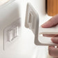 2PCS Wall Mounted Hair Dryer Holder with Cord Organizer Adhesive Blow Dryer Storage Rack