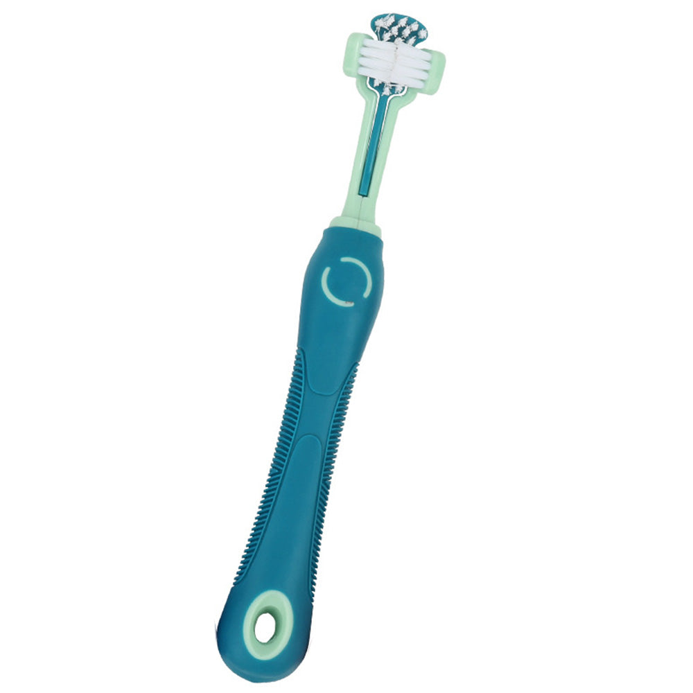 Pet Toothbrush for Dogs and Cats 3 Sided