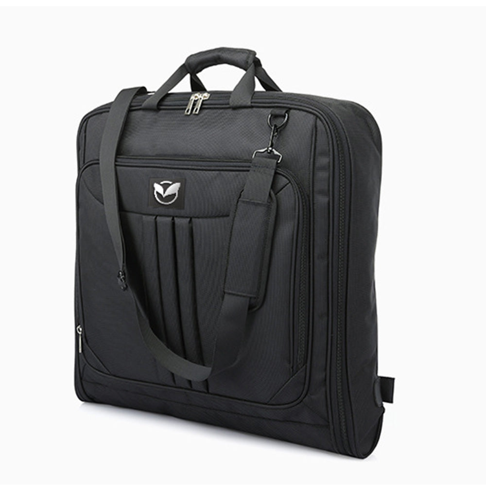Water-resistant Foldable Garment Bag for Travel with Hanger Detachable Shoulder Strap