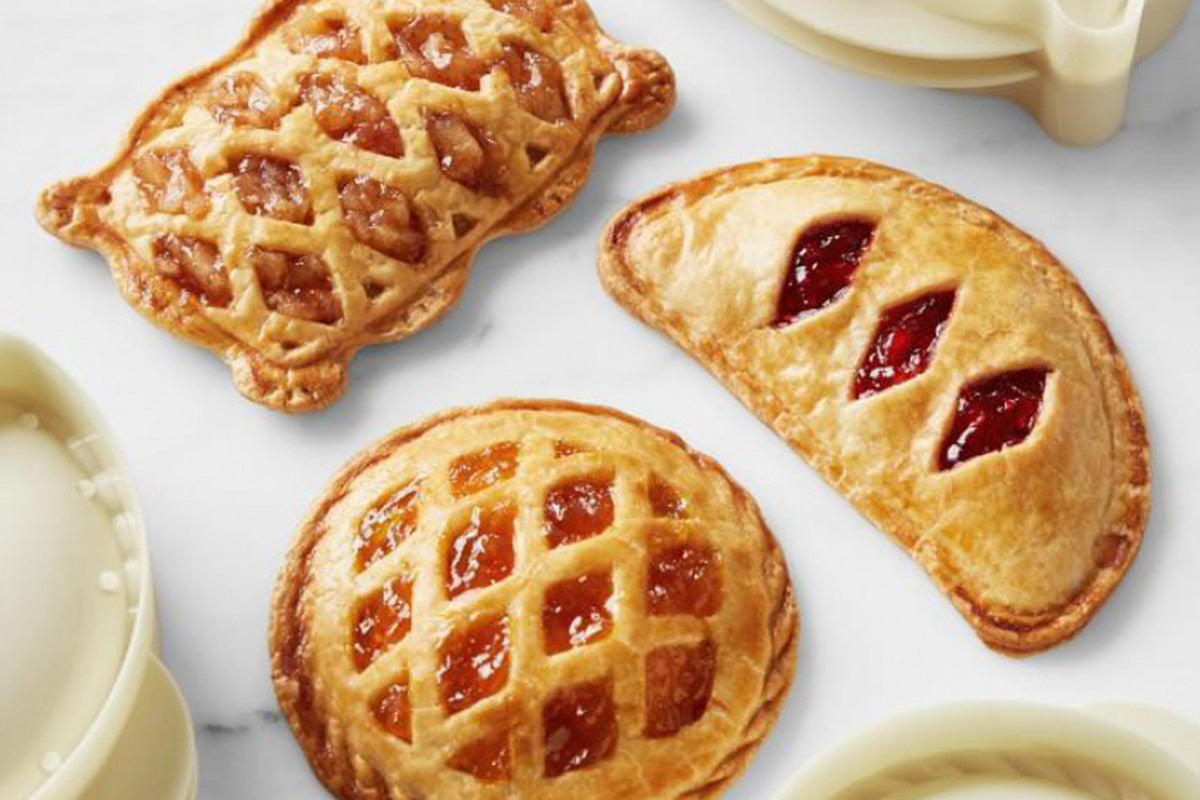 3Pcs Mini Pie Molds Dough Presser for Handmade Cookies and Pies