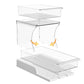 2-Tier Rotatable Pull-Out Storage Rack Kitchen Spice Organizer