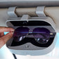 Car Sunglasses Card Storage Box with Clip for Auto Visor
