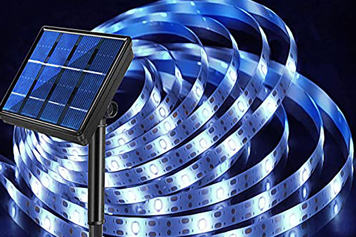 5 Meter Solar LED Strip Lights for Garden Steps Stairs Pool Porch Pergola Decor
