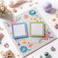 30 PCS Diamond Painting Positioning Paper Colored Adhesive Frame Film for Diamond Art