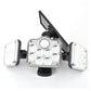 138 LEDs 3-Head Solar Motion Sensor Outdoor Wall Security Light