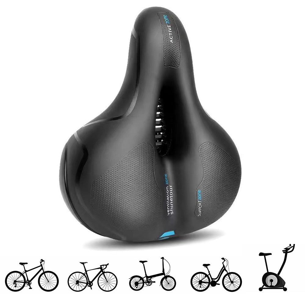 Air Cushion Shock Absorbing Mountain Bike Saddle Seat