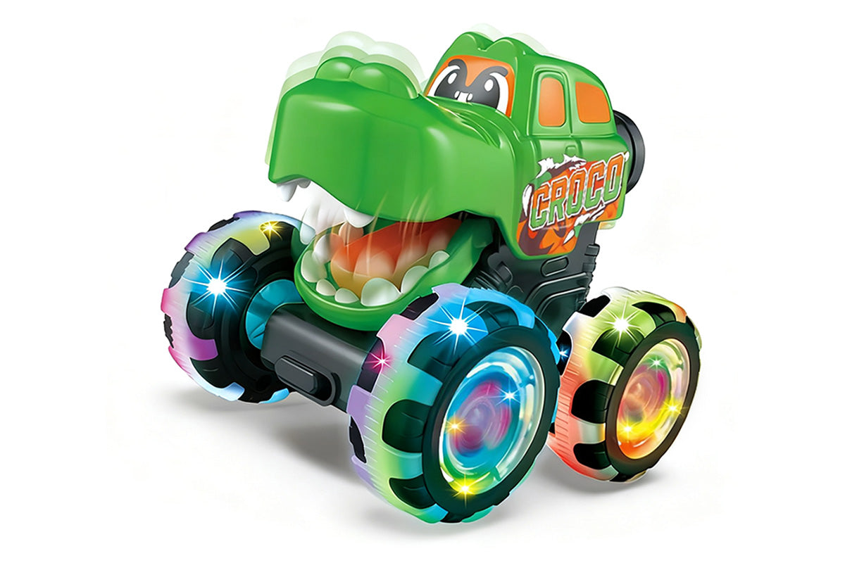 Monster Truck Toy Light-Up Cars Wheels Toy Car Press and Go Cars