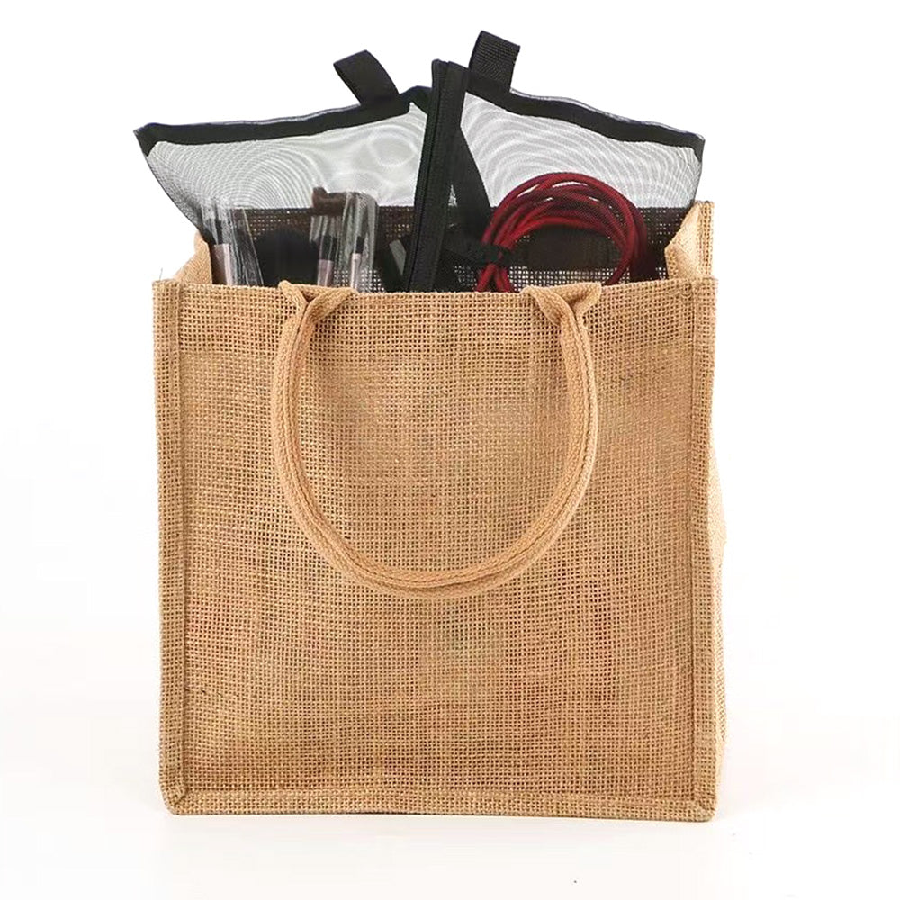 8 Piece Black Mesh Travel Organizer Bag Set in 4 Sizes