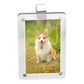 2PCS Clear Car Sun Visor Photo Holder Visor Picture Frame With Clips