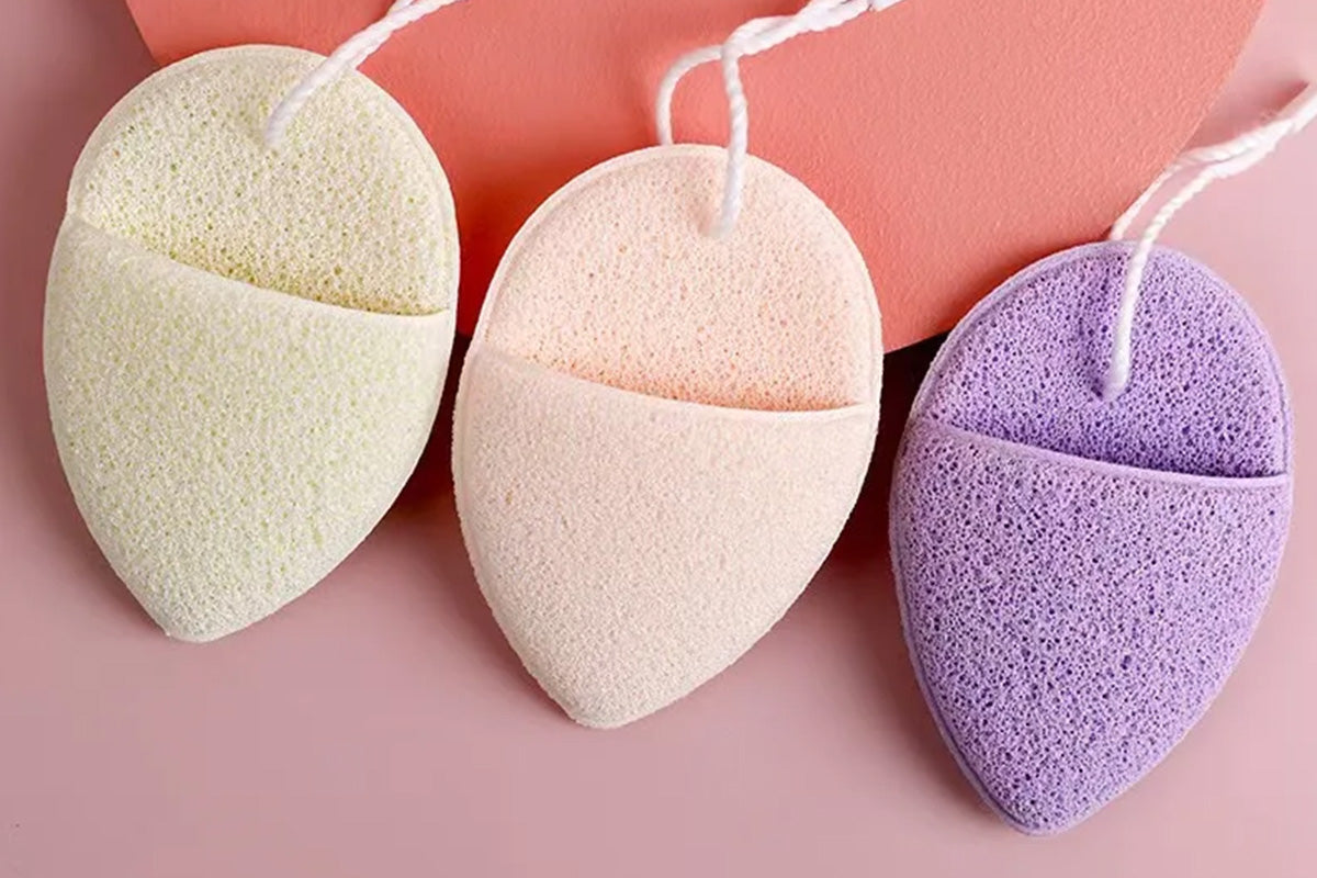 4 Pack Glove Style Facial Cleansing Sponges