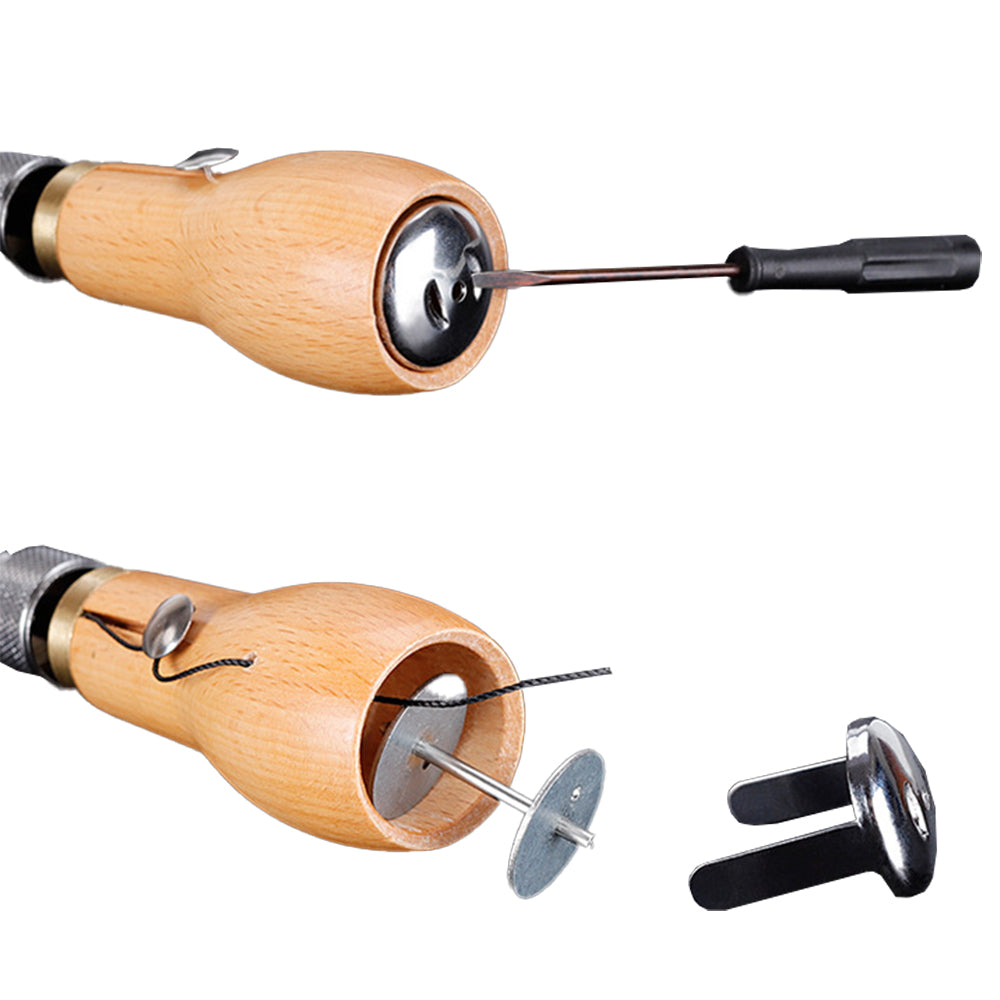 6Pcs Speedy Stitcher Sewing Awl Tools Kit For PU Leather