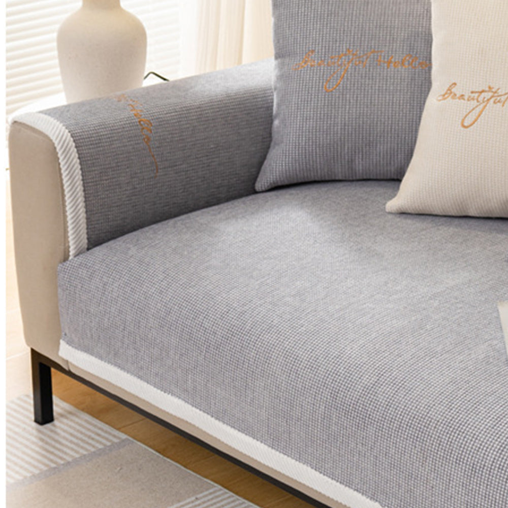 Jacquard Anti-slip Sofa Blanket Texture Coach Cover