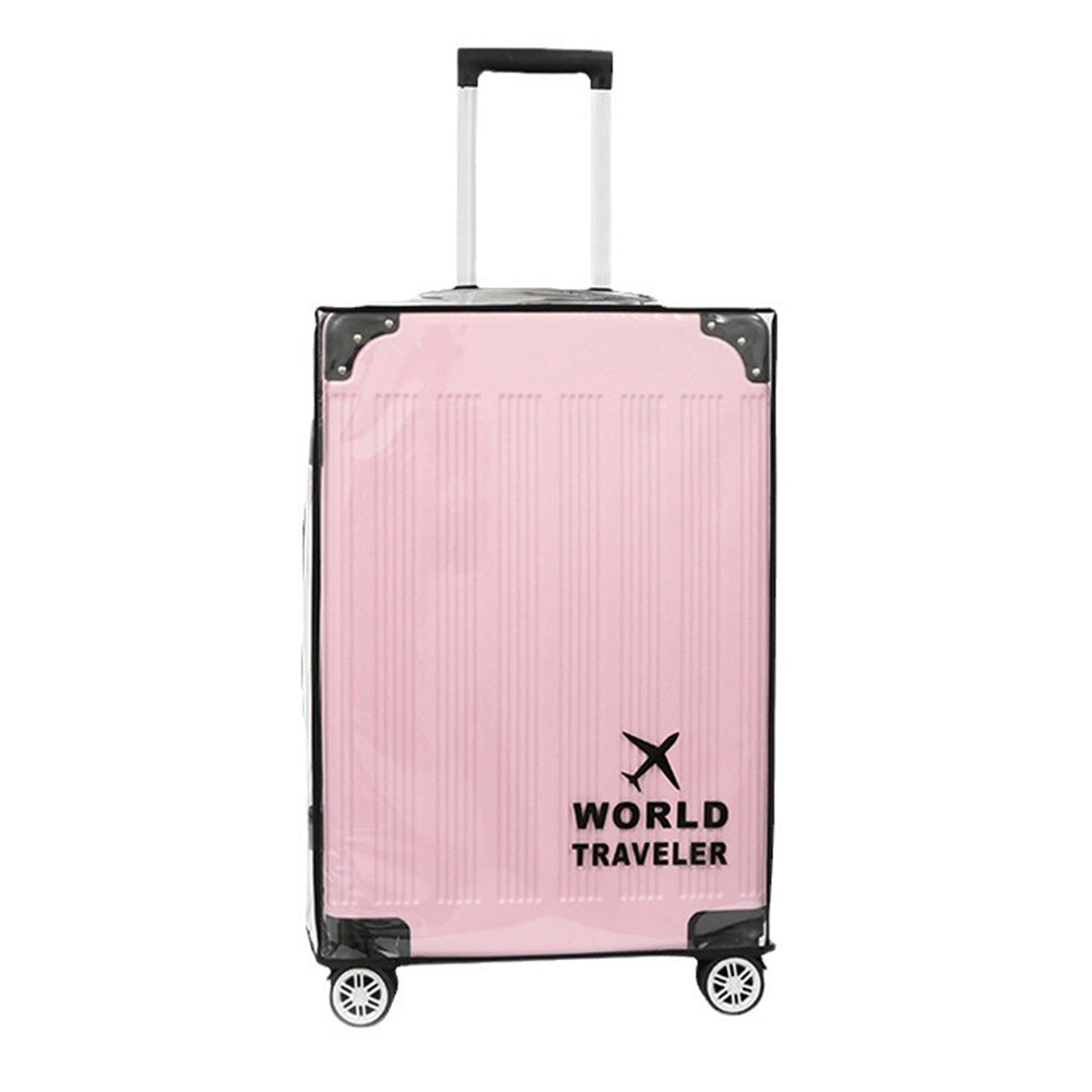 Transparent Water Resistance Luggage Cover Set with Strap for Travel Suitcase Protection