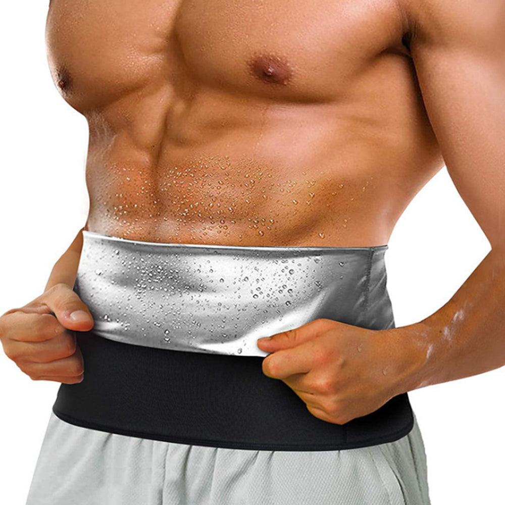 2Pcs Waist Training Sweat Belt Slimming Workout Shaper