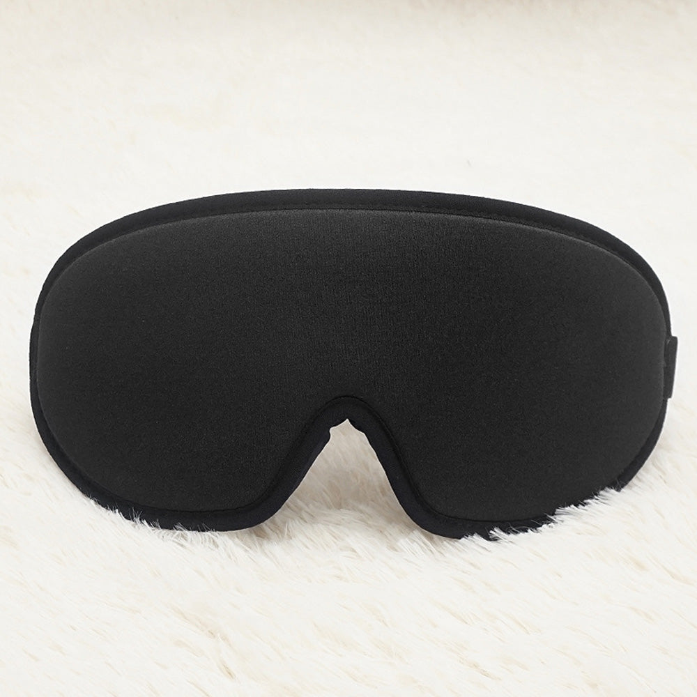 3D Contoured Blackout Sleep Eye Mask Adjustable Light Blocking Night Mask