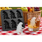 6 Cavity Silicone Monster Ice Mold Tray Flexible Ice Maker